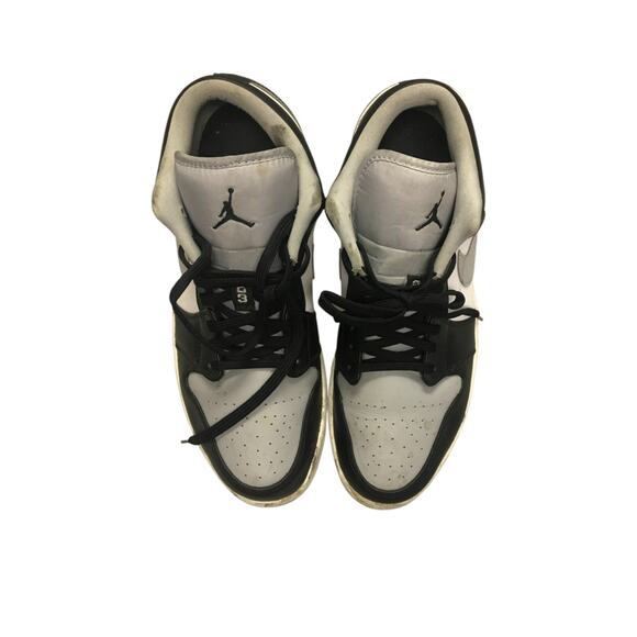 Nike Air Jordan 1 Low Shadow Light Smoke Gray Mens Size 13 Lace Up Sneaker Shoe
